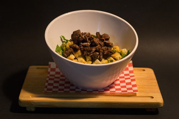 meat vegetable salad