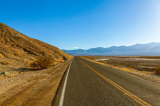 California Route in Death Valley