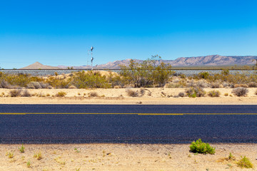 Route 66 in California - Side View