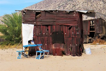 old makeshift house