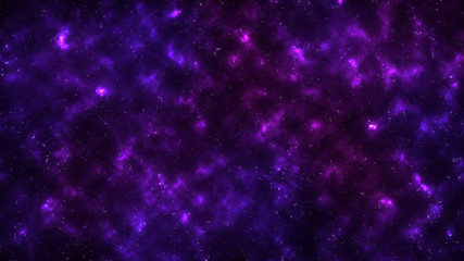 Milky way galaxy with stars and colorful nebula. Space background illustration