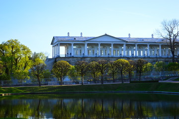  sunny day in the city of pushkin