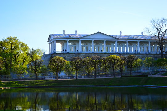  sunny day in the city of pushkin