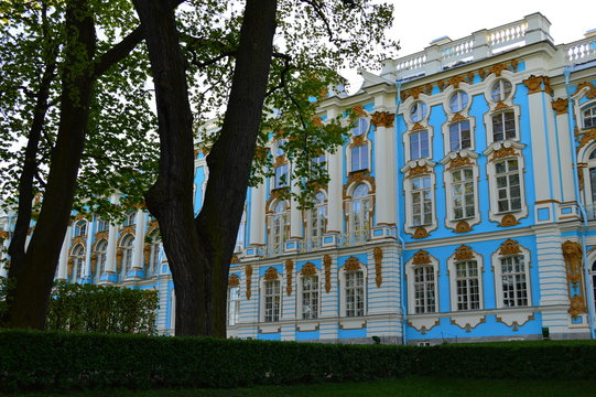  sunny day in the city of pushkin