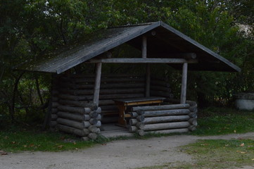 old wooden house