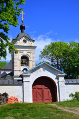 Naklejka premium russian open spaces on a summer day