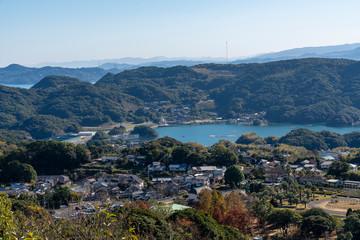Fototapeta na wymiar [長崎県]九十九島の風景（石岳展望台）