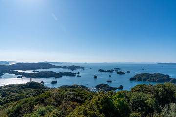 [長崎県]九十九島の風景（石岳展望台）