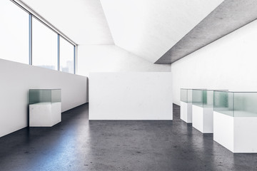 Contemporary exhibition interior