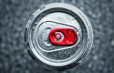 beer can on a background