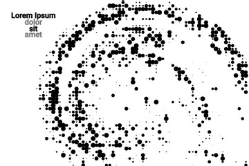 Halftone vector background