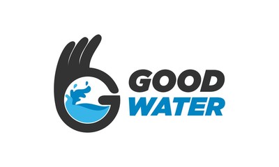 Good water simple modern vector logo design