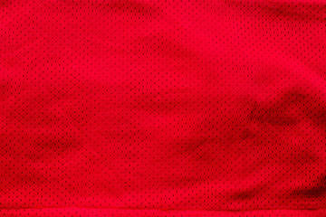 Red American Football Jersey textured