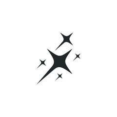 Shine icon template color editable. Shine symbol vector sign isolated on white background illustration for graphic and web design.