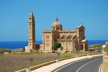 Fototapeta na wymiar Famous cathedral in Malta