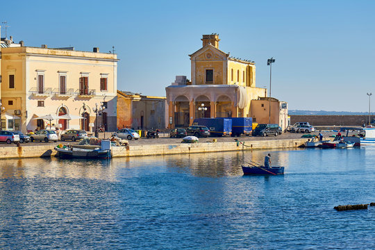 The Madonna del Canneto sanctuary in the old town of Gallipoli