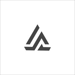 AA Logo Design Modern Vector