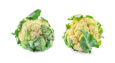 Cauliflower isolated on white background
