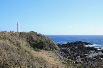 伊豆下田　爪木崎恋する灯台