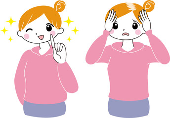 薄毛　髪　トラブル　悩む　考える　女性