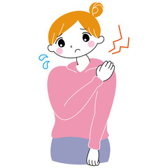 肩凝り　辛い　女性　困る