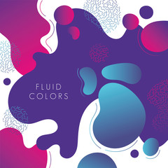 purple and pink paint fluid colors background
