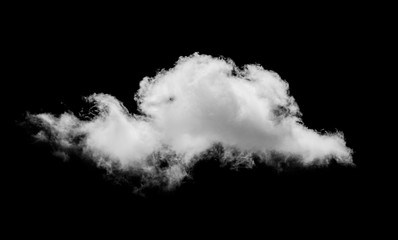 Fototapeta premium white clouds on black background