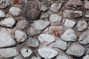 abstract background with dry round reeble stones