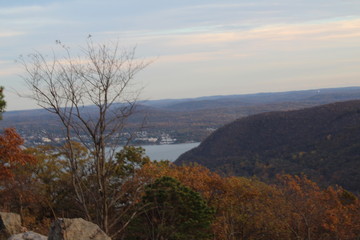 sunset in the mountains