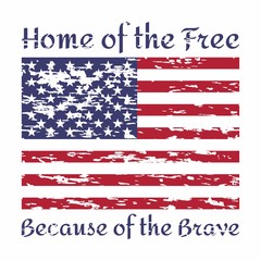 Home of the free because of the brave quote. Independence day Quotes