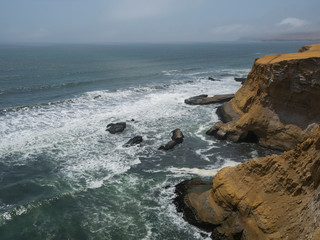 Cliffs in the Paracas Reserve, Peru