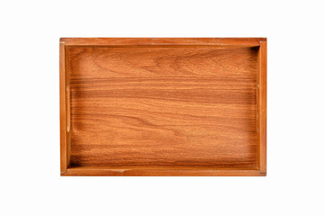 Wooden board isolated on white background