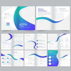 16 page company profile brochure template