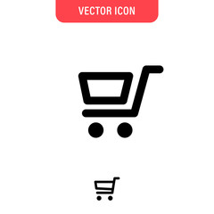 Shopping cart icon. E-commerce symbol. Online purchase pictogram. Shop trolley.