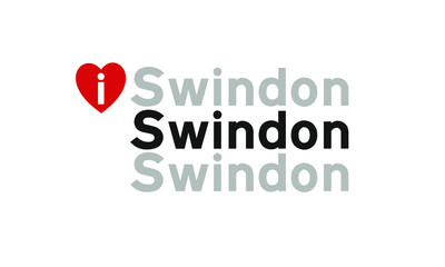 I Love Swindon with a red heart
