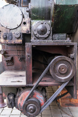 Ancient rusty machine in China