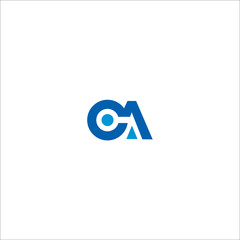 CA C A Letter Logo Design Template