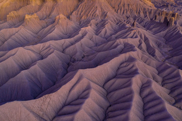 cinematic vibrant desert badlands abstract organic texture