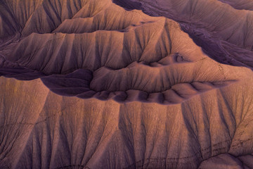 dramatic texture in colorful abstract organic desert wasteland