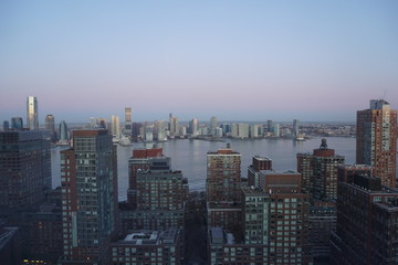 Sunrise in Battery Park City, Manhattan