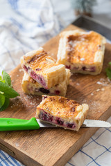 ベリーのベイクドチーズケーキ