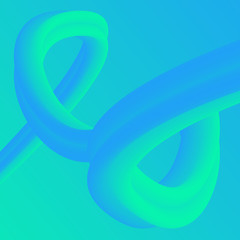 Abstract fluid 3 Dimension modern design with gradient color