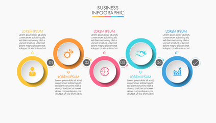 Business data visualization. timeline infographic icons designed for abstract background template milestone element modern diagram process technology digital marketing data presentation chart Vector
