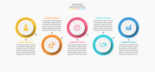 Business data visualization. timeline infographic icons designed for abstract background template milestone element modern diagram process technology digital marketing data presentation chart Vector