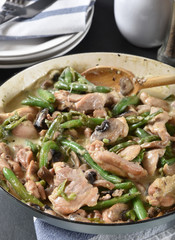Chicken bean casserole