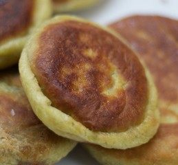 Home Made Korean Hotteok Green Tea Pancakes