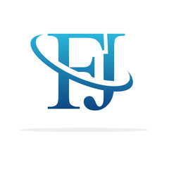 Creative FJ logo icon design