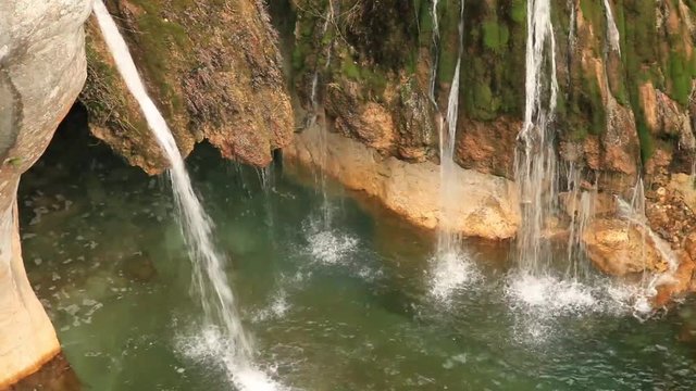 Cascades et paysage de nature en France