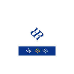 R letter logo initial S letter design emblem