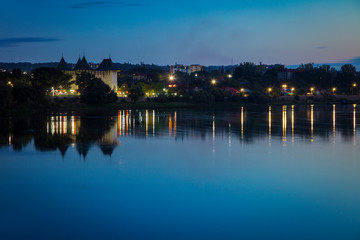 Fototapeta na wymiar Soroca panorama and Dnister River